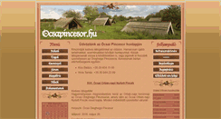 Desktop Screenshot of ocsapincesor.hu